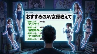 【画像】おんJ民「おすすめのAV女優教えて」のアイキャッチ画像